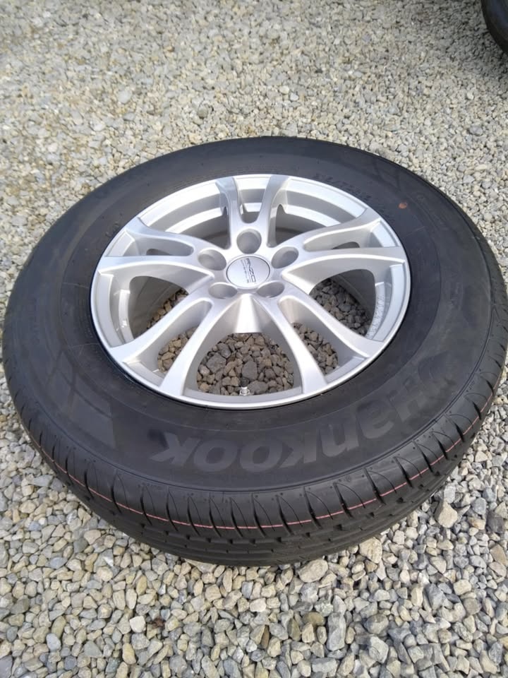 16" sada alu MITSHUBISHI OUTLANDER,ASX + TPMS + letné pneu. - 2