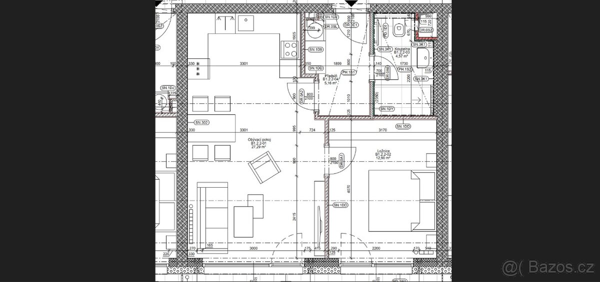 Byt 2kk ICON Park Kladno - 2