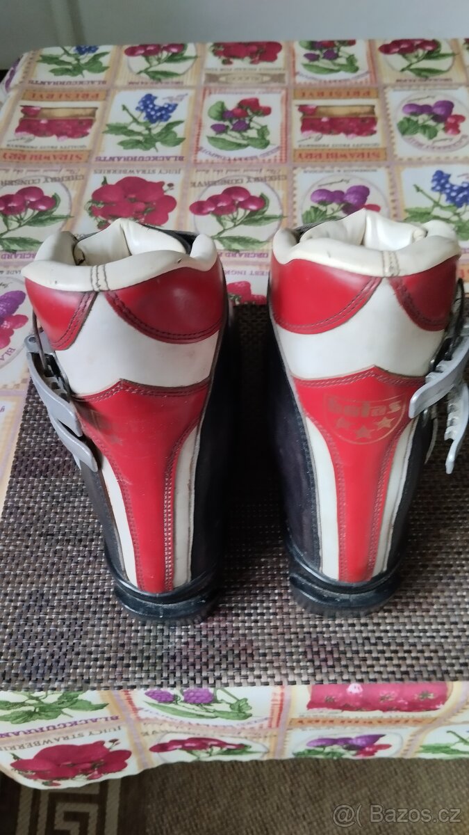 Kožené retro dětské lyžáky Botas - 2