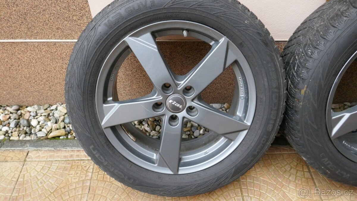 ALU KOLA RIAL18" 5X114.3/ET45/7.5JX18H2/PNEU NOKIAN - 2
