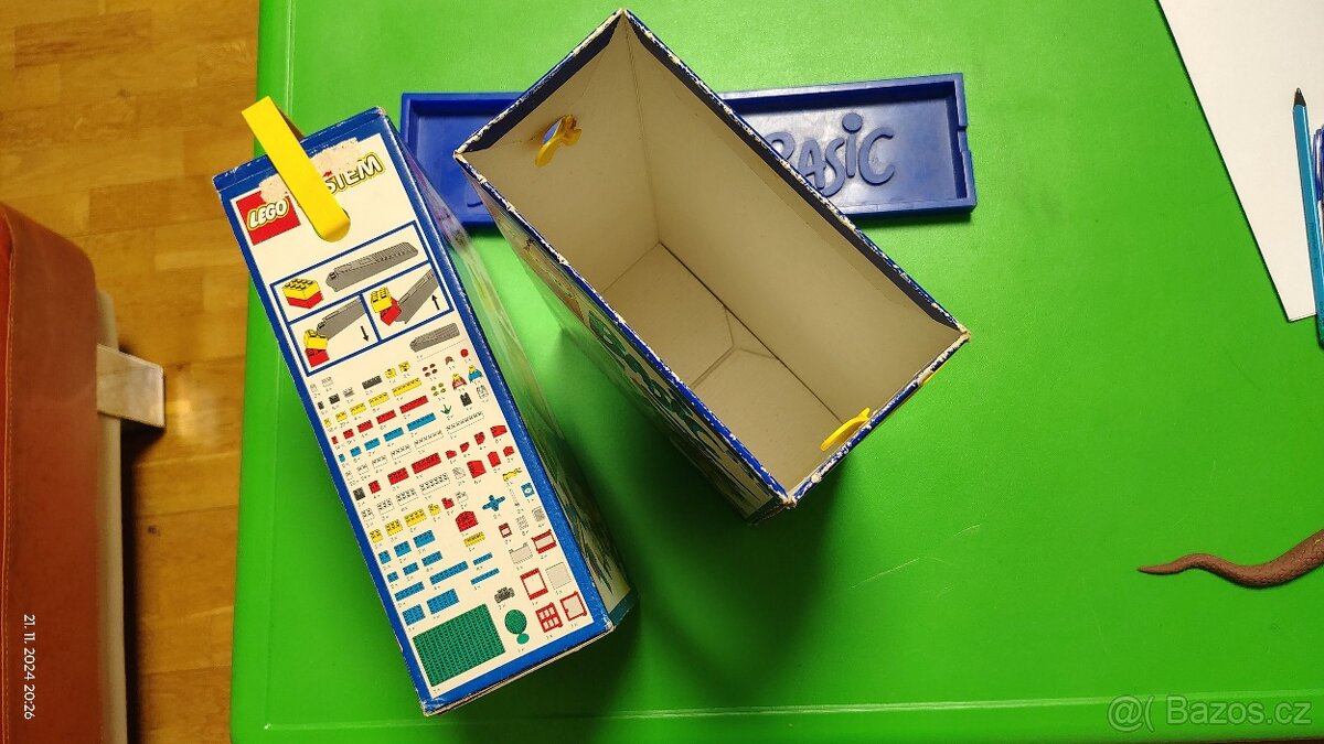 Staré lego krabice číslo 535 (jen krabice) basic system - 2
