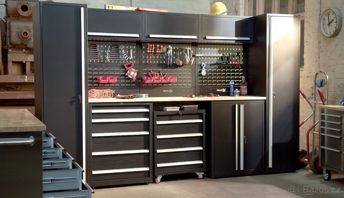 Dílenský ponk PROKLASIK XXL pracovní stůl 325 cm - 2