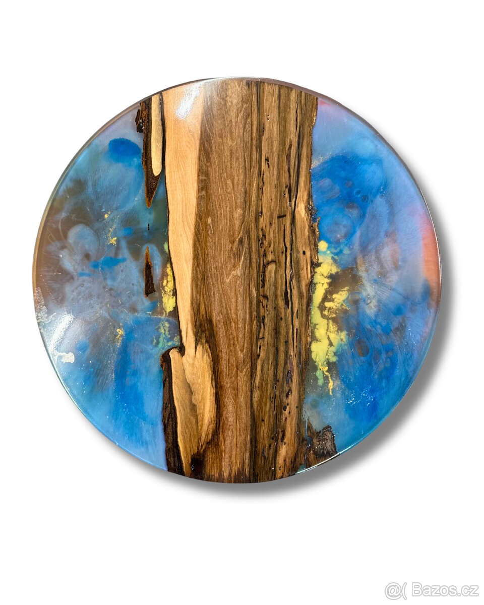 Epoxidový stůl - 49cm průměr - 2