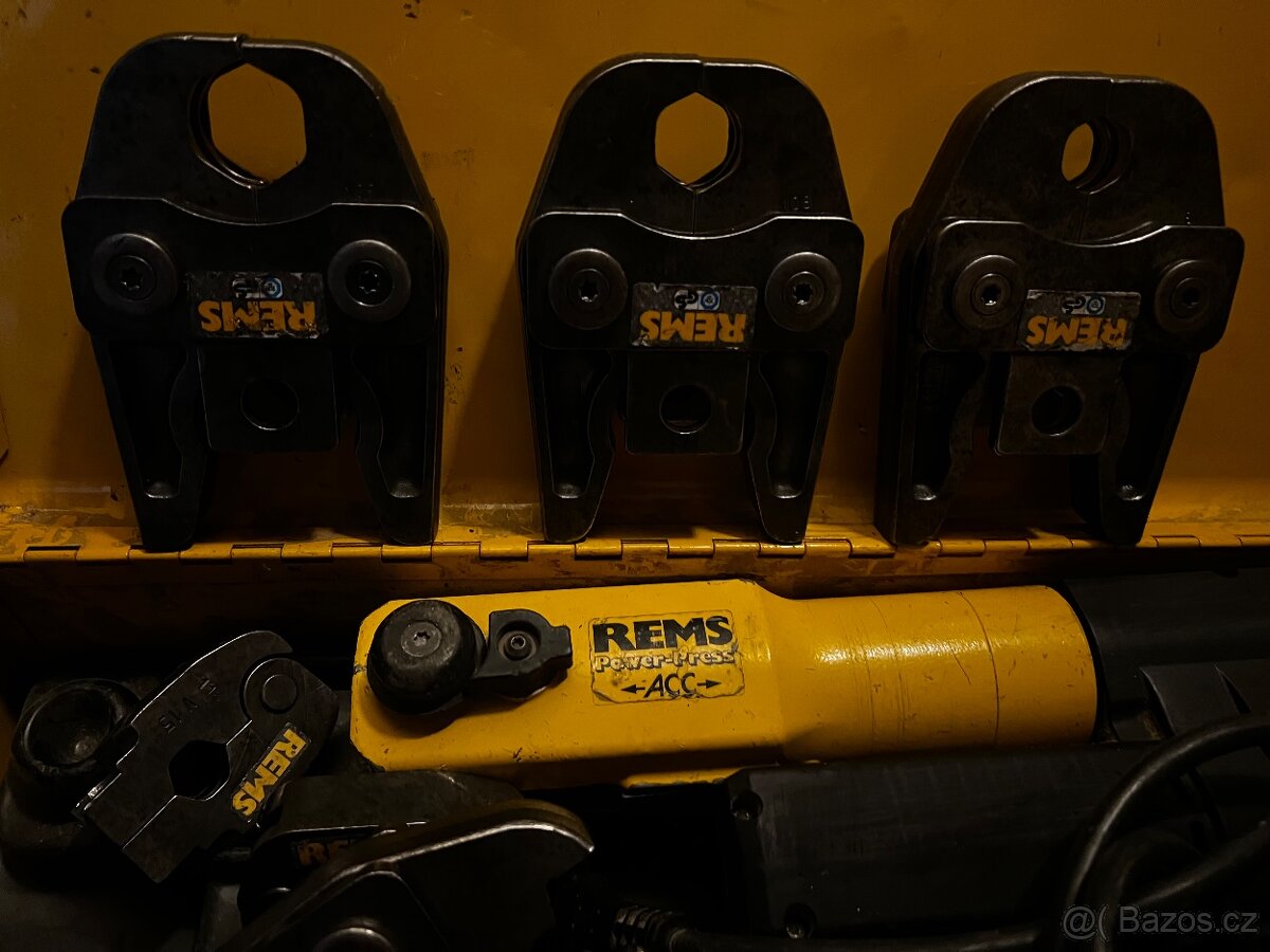 Rems Powerpress ACC s čelistmi V na měď nerezovou ocel - 2