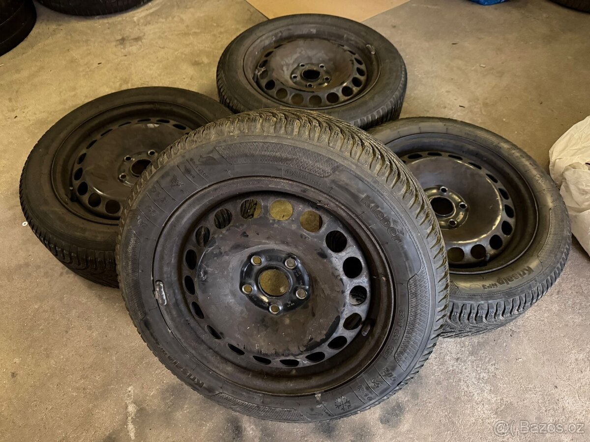 Originální plechové disky Škoda 5x112 R16 - 205/55/16 - 2