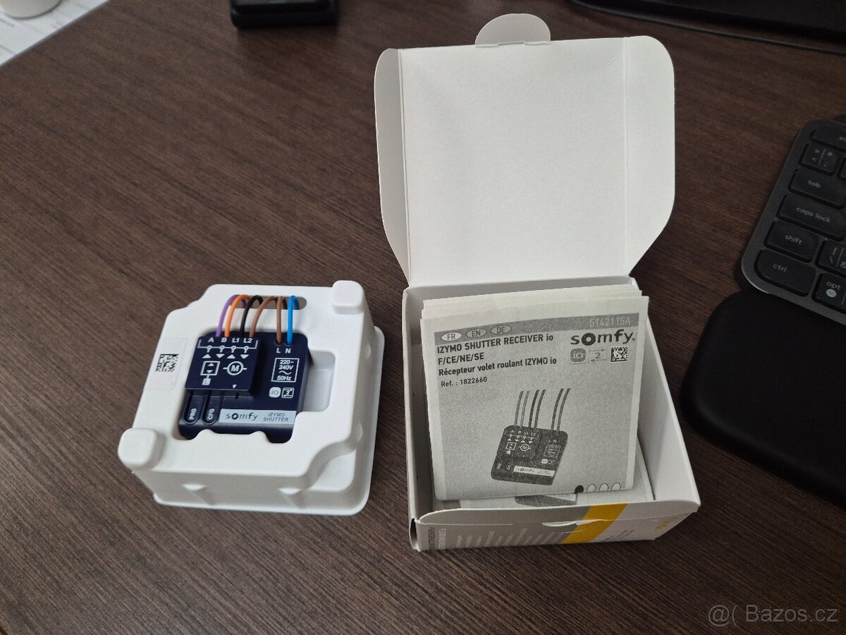 SOMFY IZYMO SHUTTER RECEIVER + záruka 24měsícu - 2