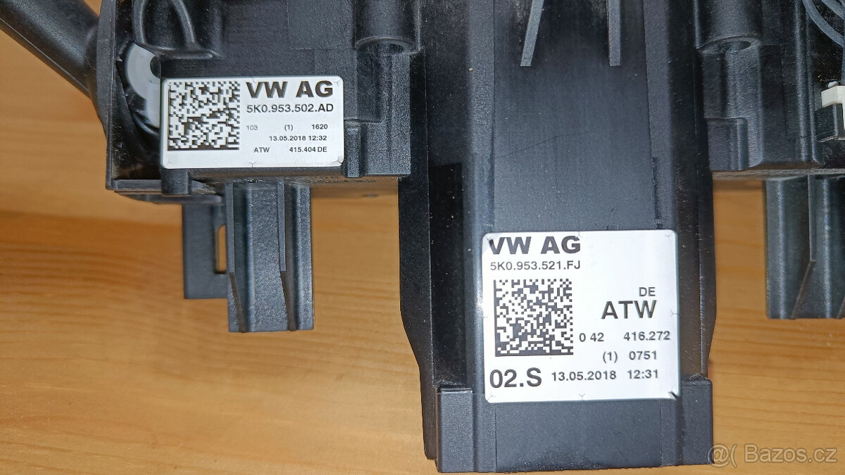 VW podvolantové přepínače (páčky) 5K0953521FJ - 2