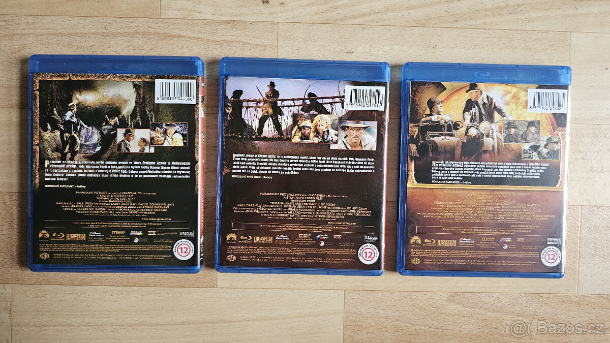 Bluray Indiana Jones 3ks - 2