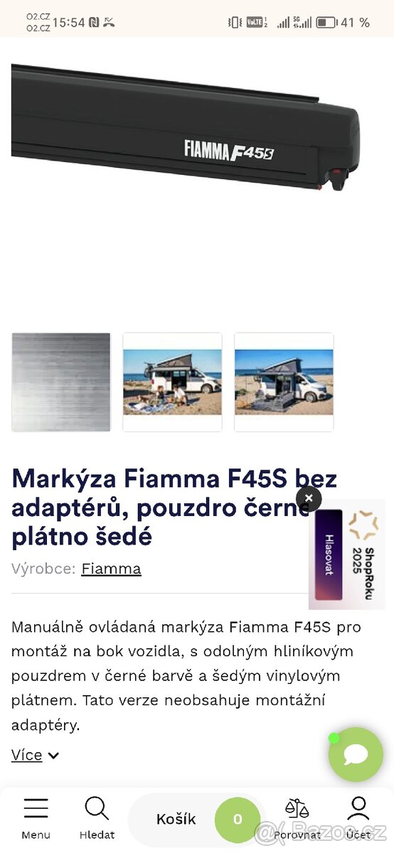 Markýza Fiamma F45S - 2