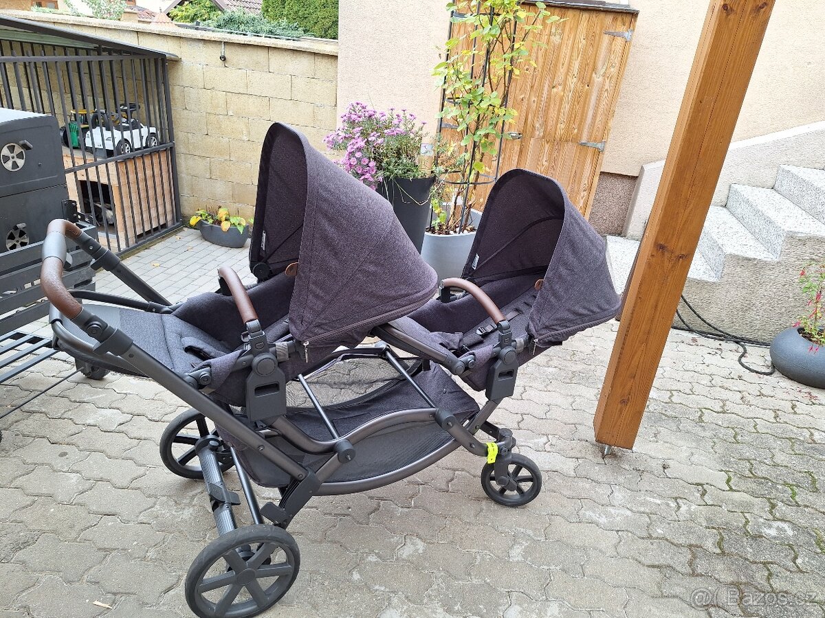 Kočárek pro dvojčata ABC - 2