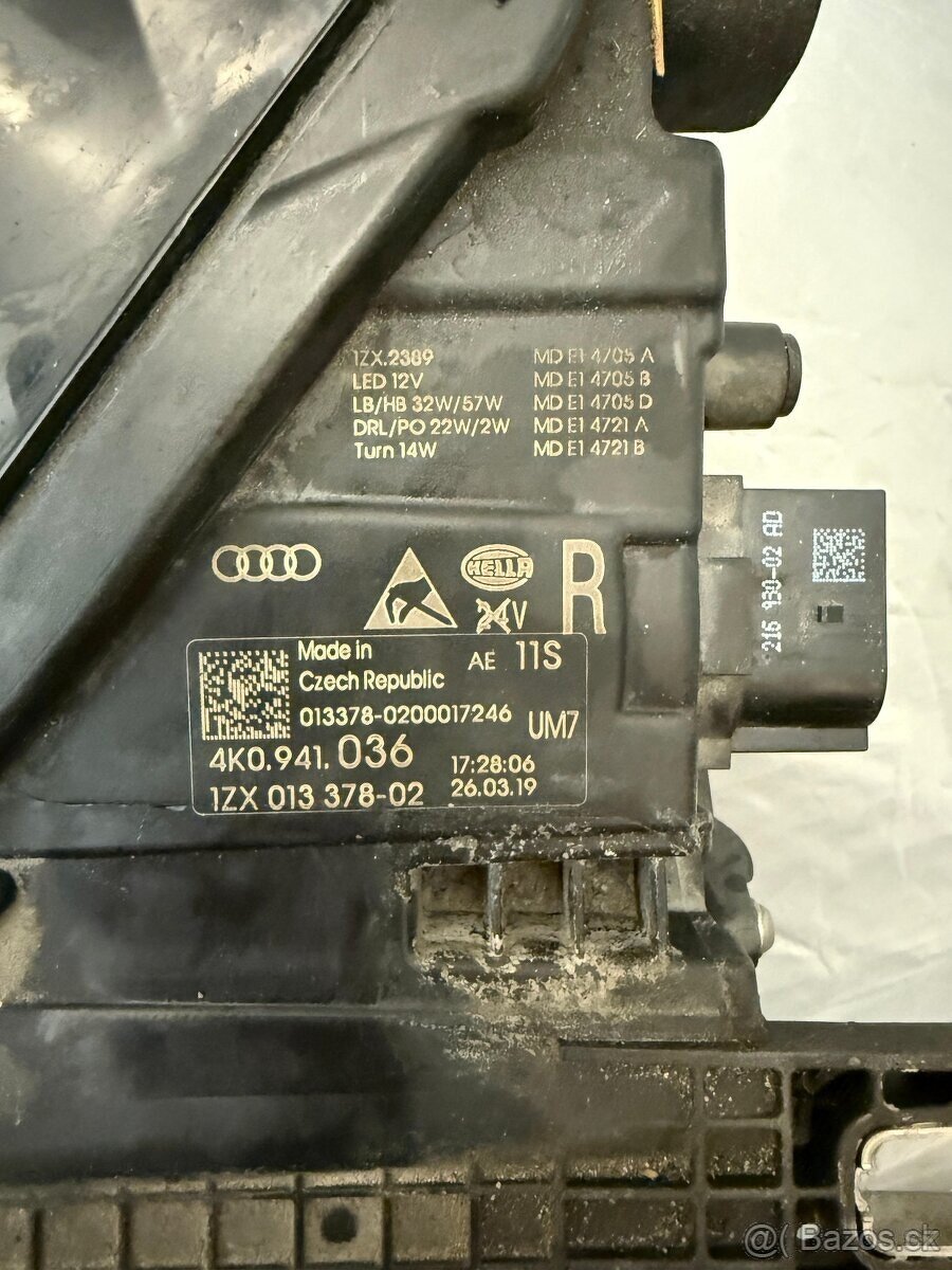 Svetlo Audi A6 C8 - 2