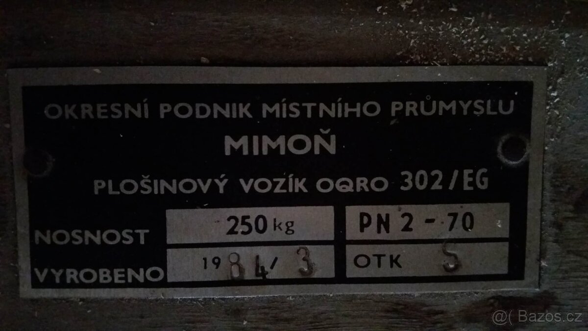 Prodám plošinový vozík - 2