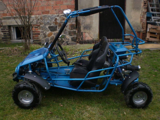 buggy 125 modrá - 2