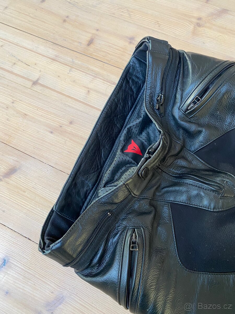 Prodám motocyklové kalhoty Dainese vel. 50 – chrániče kolen - 2