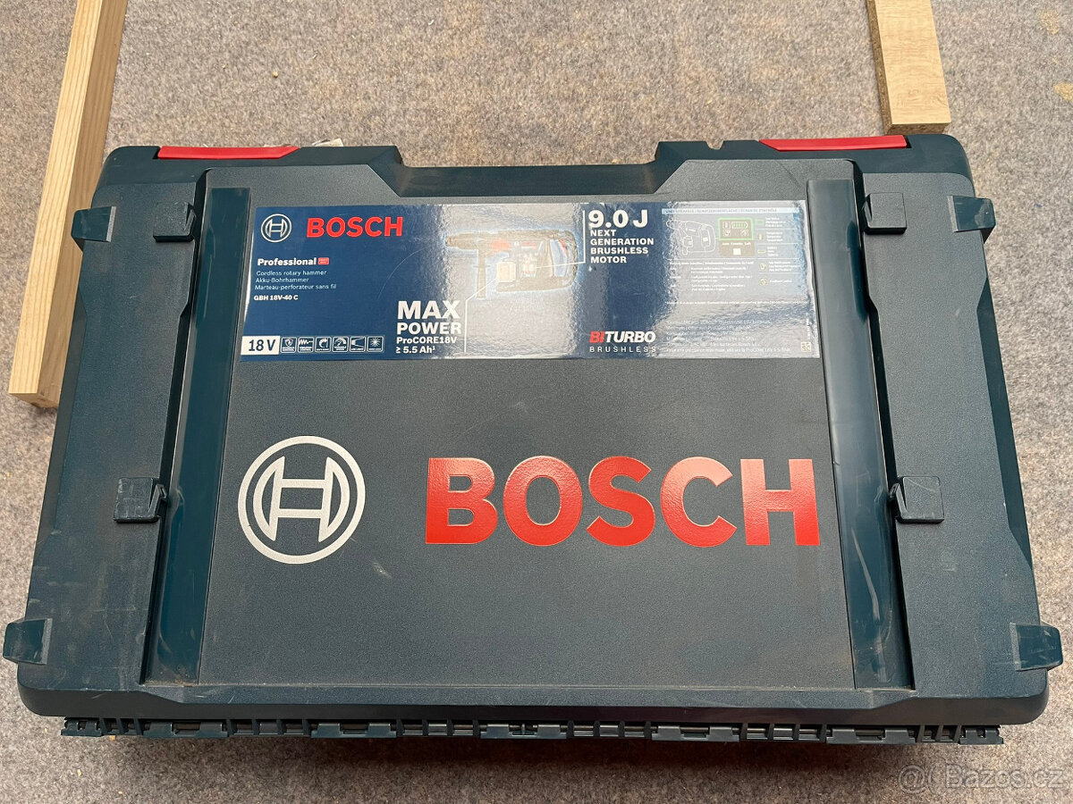 Bosch Professional aku vrtací kladivo GBH 18V-40 C - SDS Max - 2