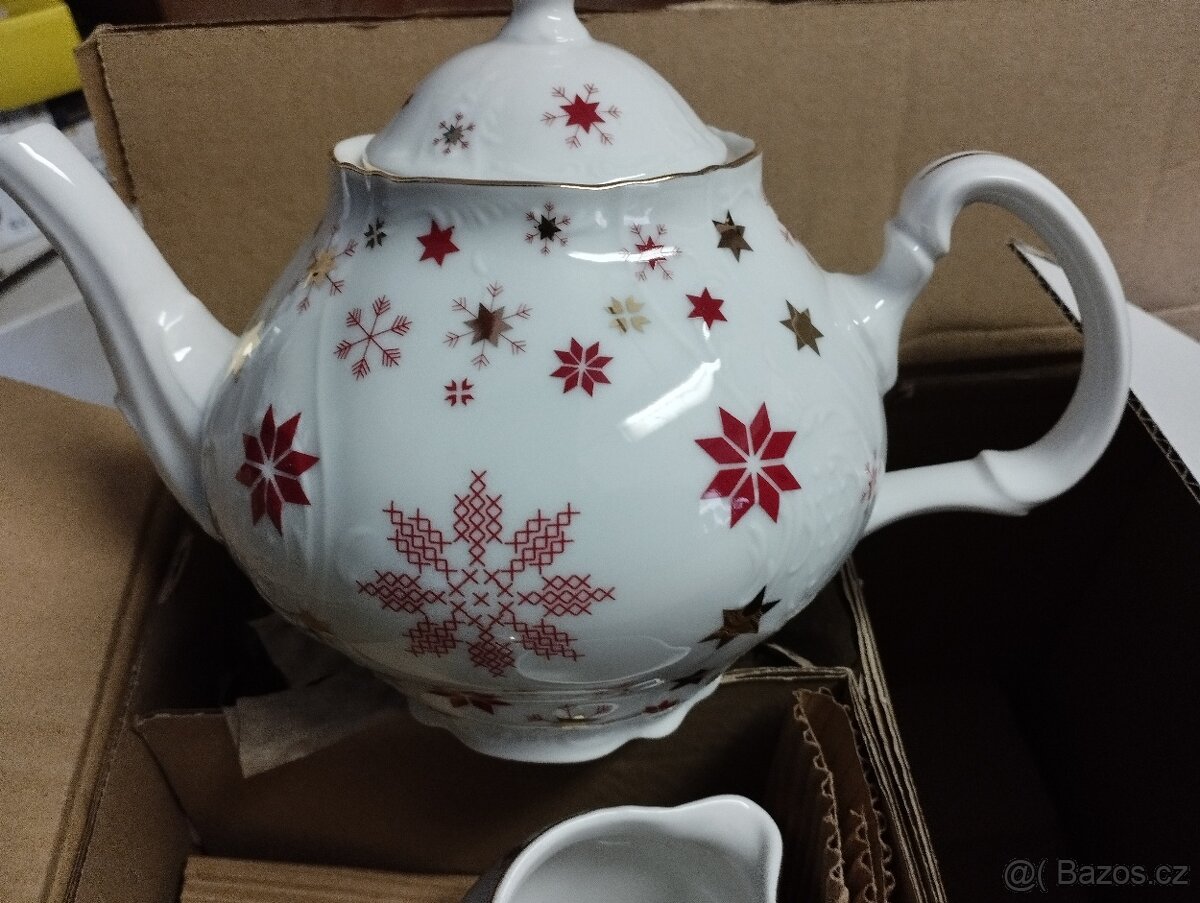 Jídelní a kávový vánoční servis - 2
