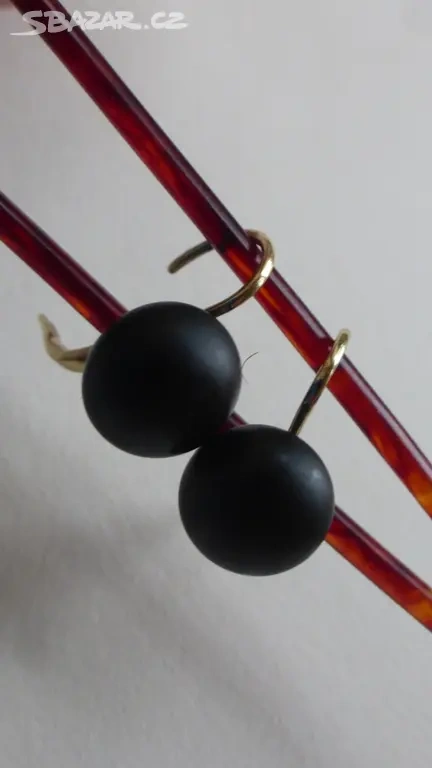 ZLATE DAMSKE NAUSNICE S KORALEM - 2