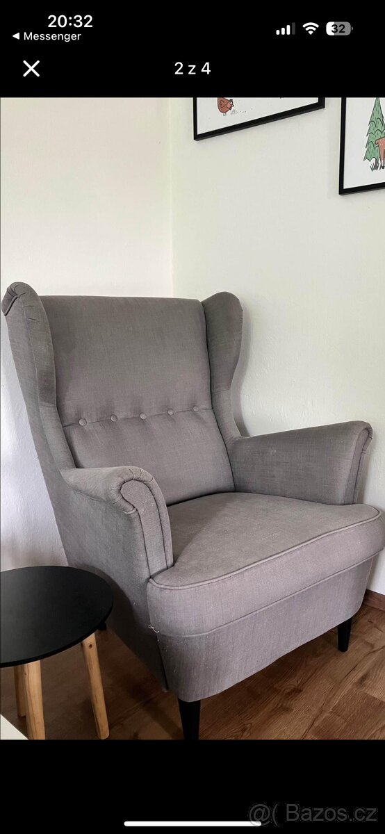 Křeslo ušák Ikea - 2