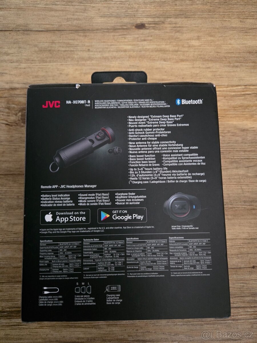 Skvelé nové slúchadlá JVC ha-xc70bt – úplne nepoužité, zabal - 2