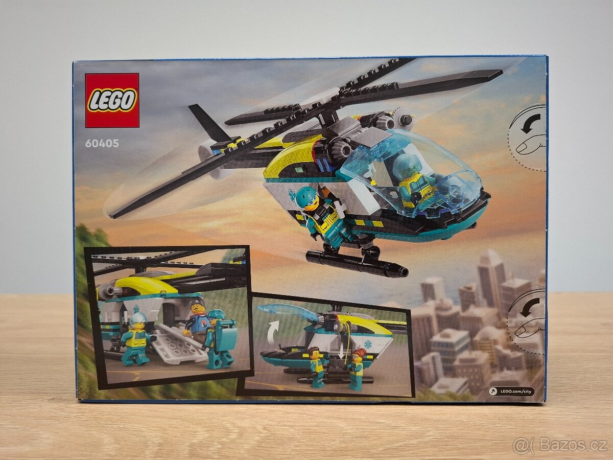 LEGO City 60405 Emergency Rescue Helicopter - nový - 2