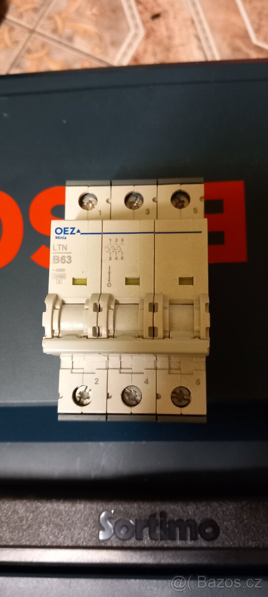 Jistič OEZ 3f 63A 10kA - Odpočet DPH - 2