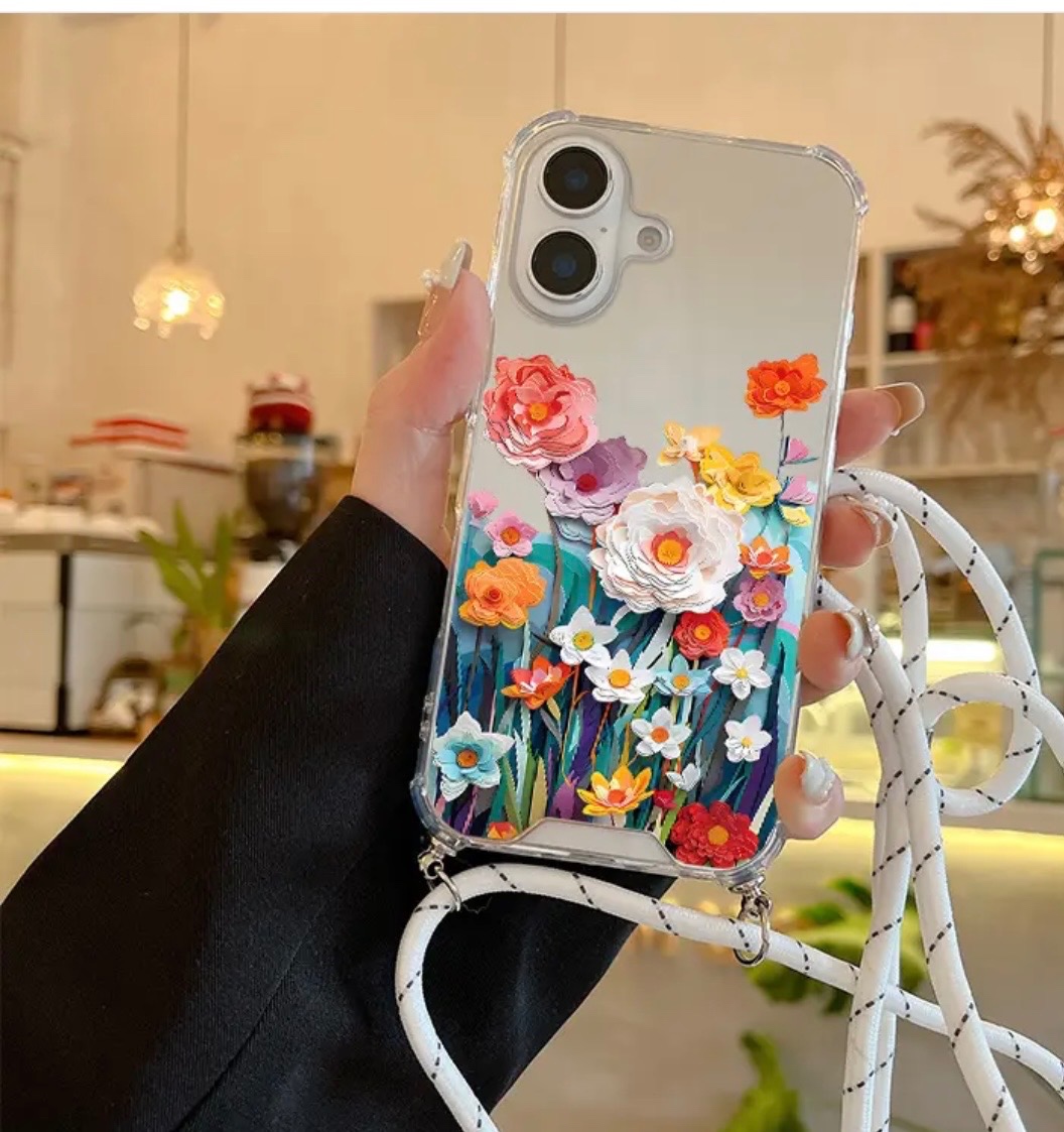 Zcela nový kryt na iPhone 16 Plus se šňůrkou - 2