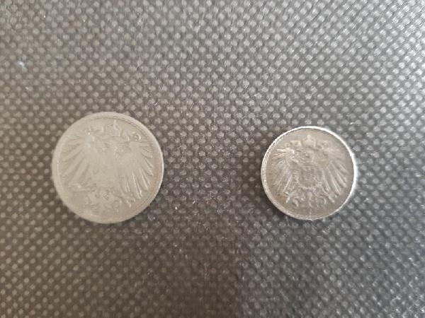 10 a 5 feniků z roku 1918 - 2