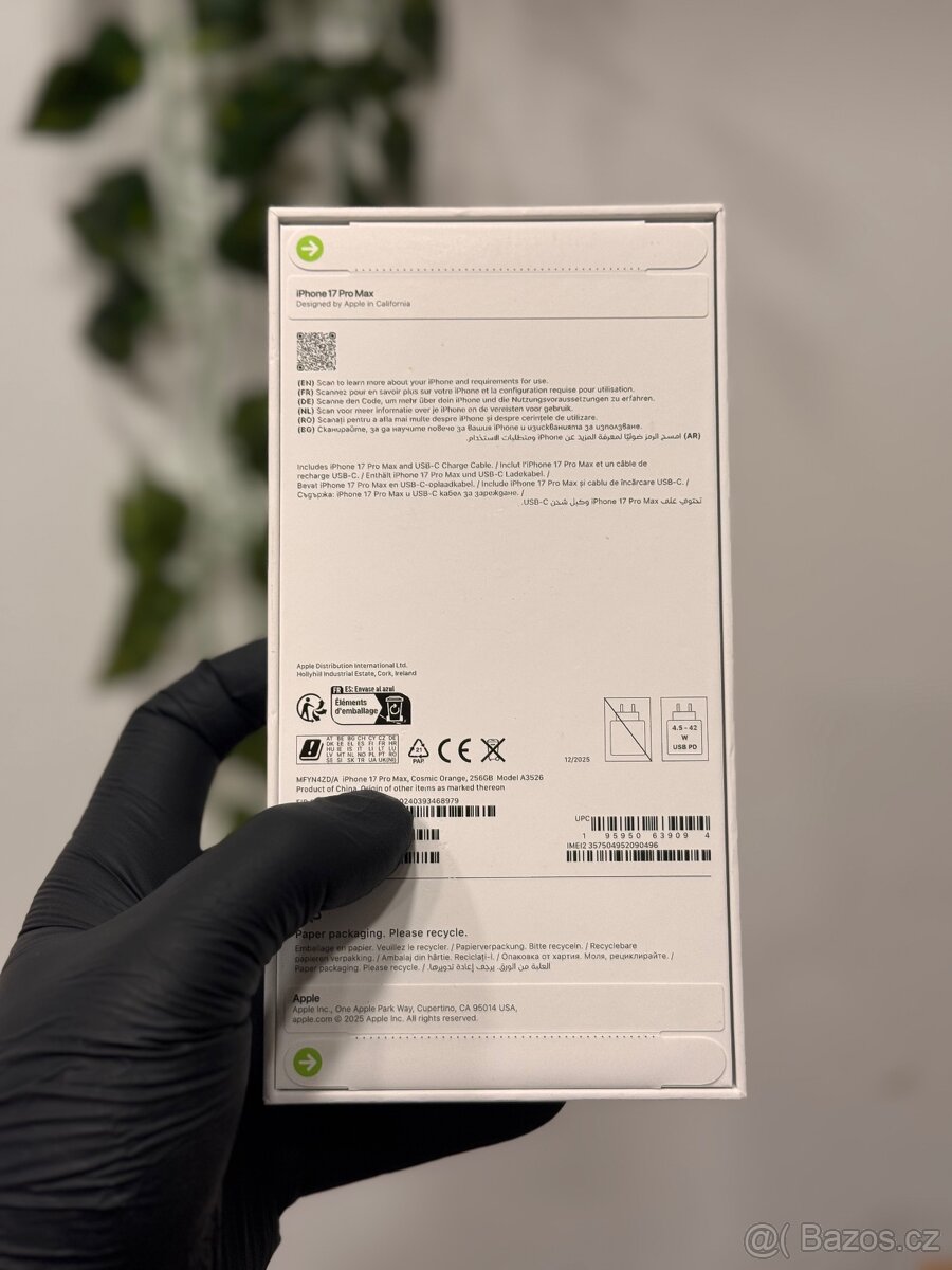 iPhone 17 Pro Max 256GB - NOVÝ - 2