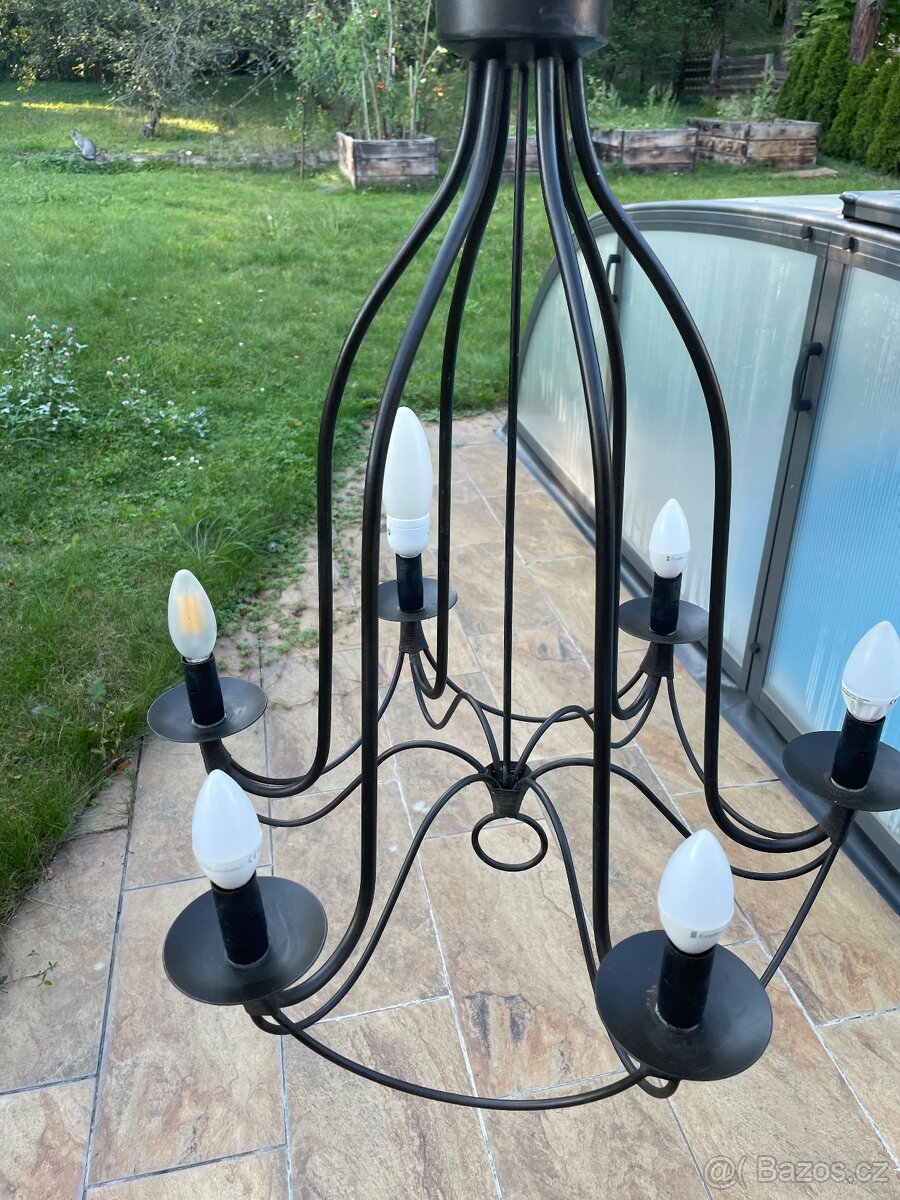 Rustikální lustry 4ks - 2