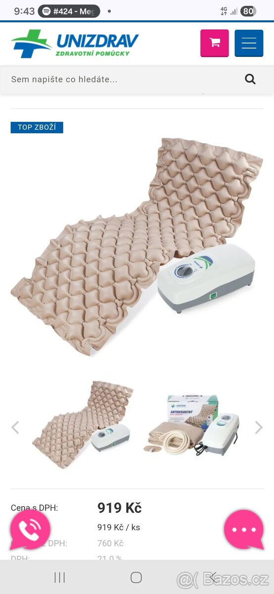 Antidekubitni podložka - 2