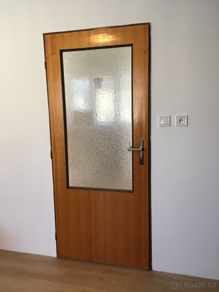 Dýhované retro dveře 3 x 80 , 1 x 60 cm - 2