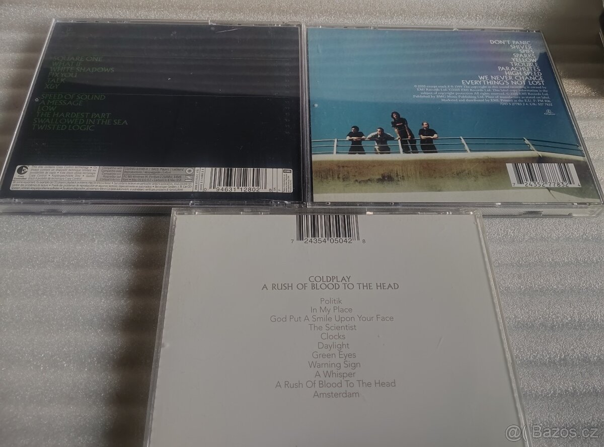 Cd - 3 x Coldplay - 2