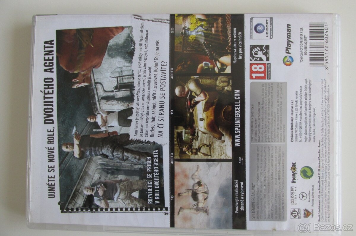 PC hra - SPLINTER CELL DOUBLE AGENT - 2