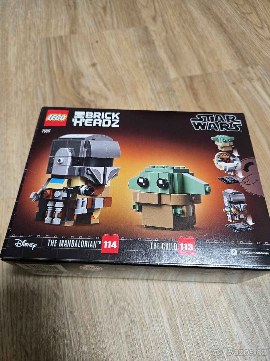 LEGO BrickHeadz 75317 Mandalorian a dítě - 2