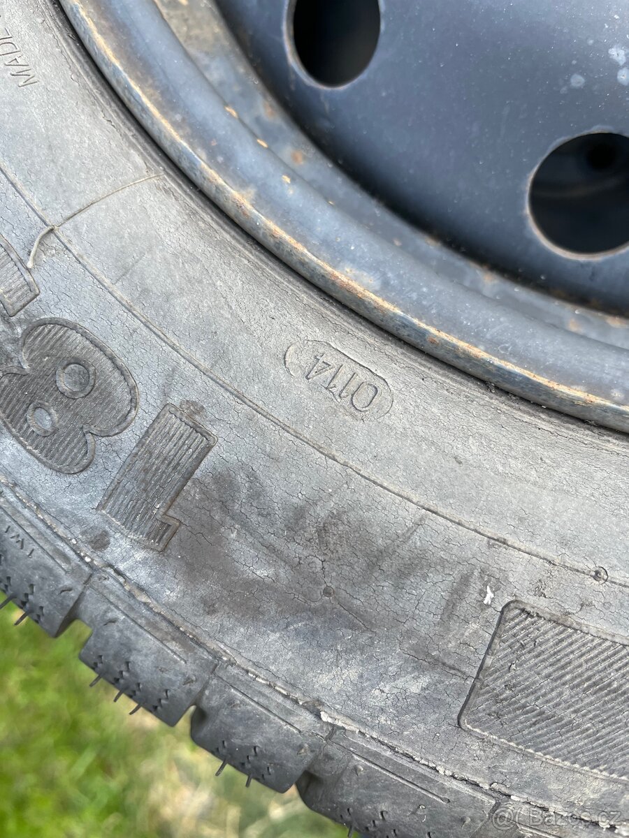 Plecháče Dacia Dokker 6Jx15, ET40 185/65R15 - 2