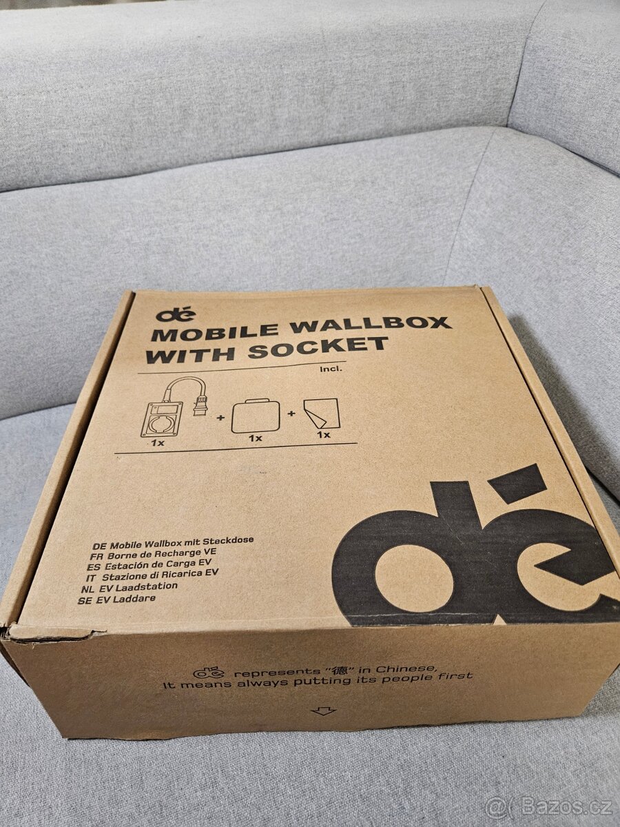 Elektro nabíječka De Mobile wallbox with socket- Nová,rozbal - 2