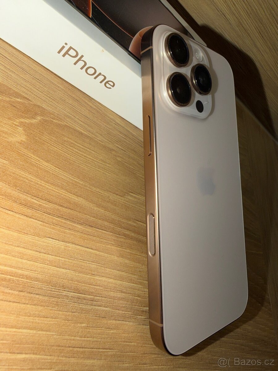 Apple Iphone 16pro 128 GB pouštní titan - 2