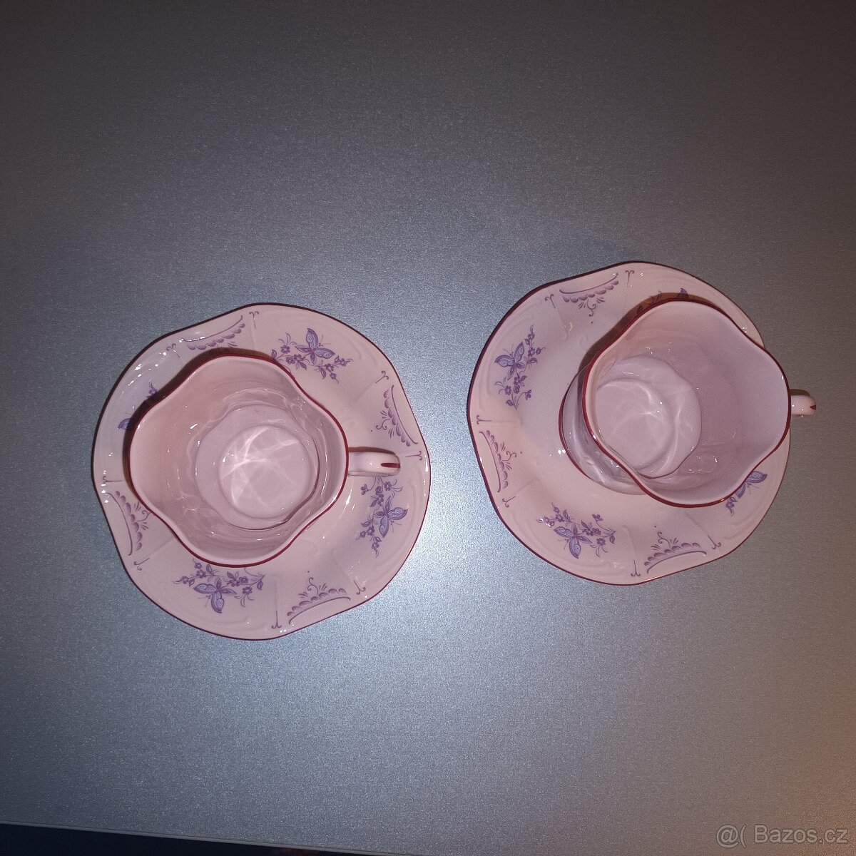 Růžový porcelánový set - 2