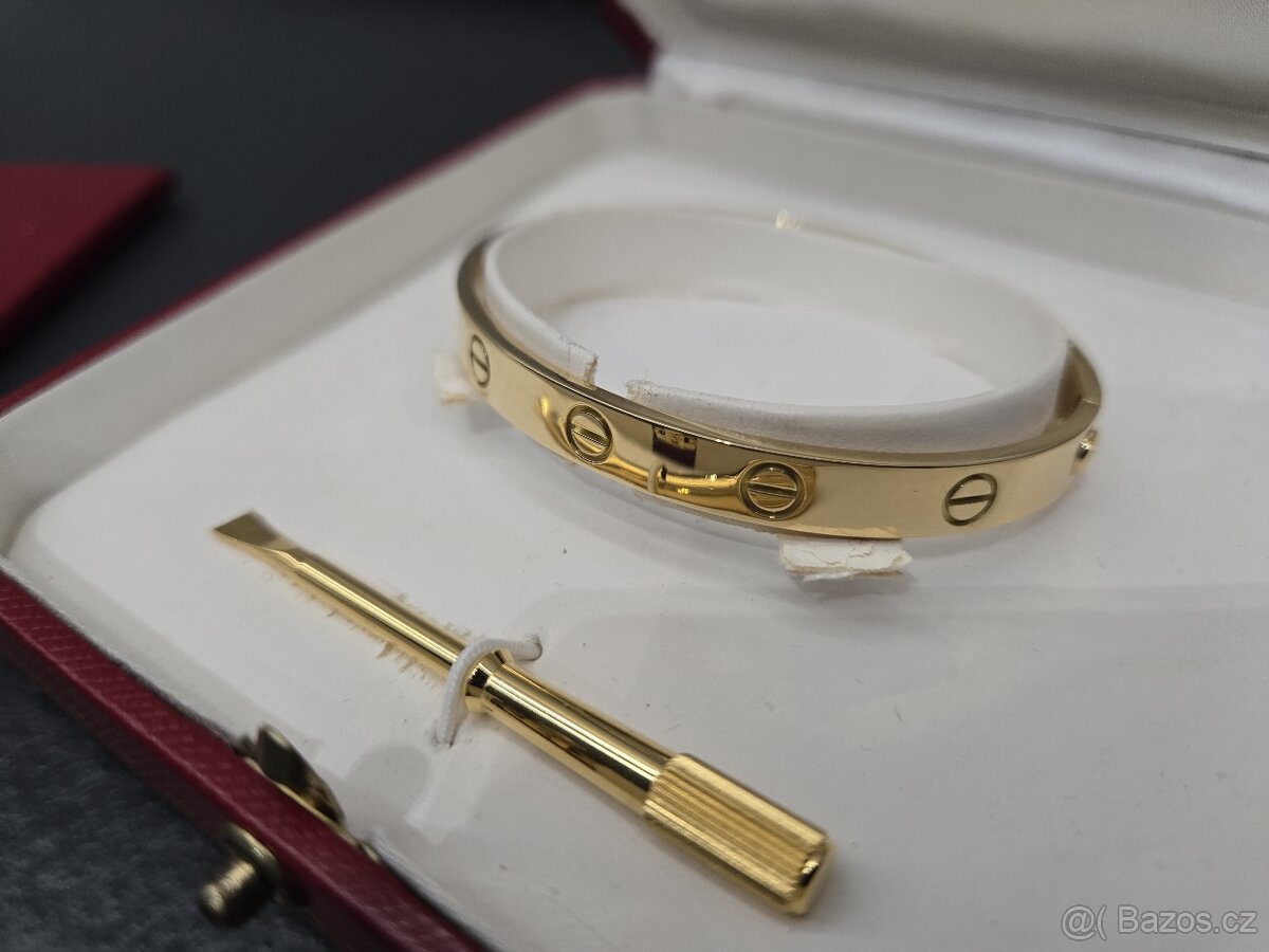 Cartier Love náramek, velikost 17 - 2