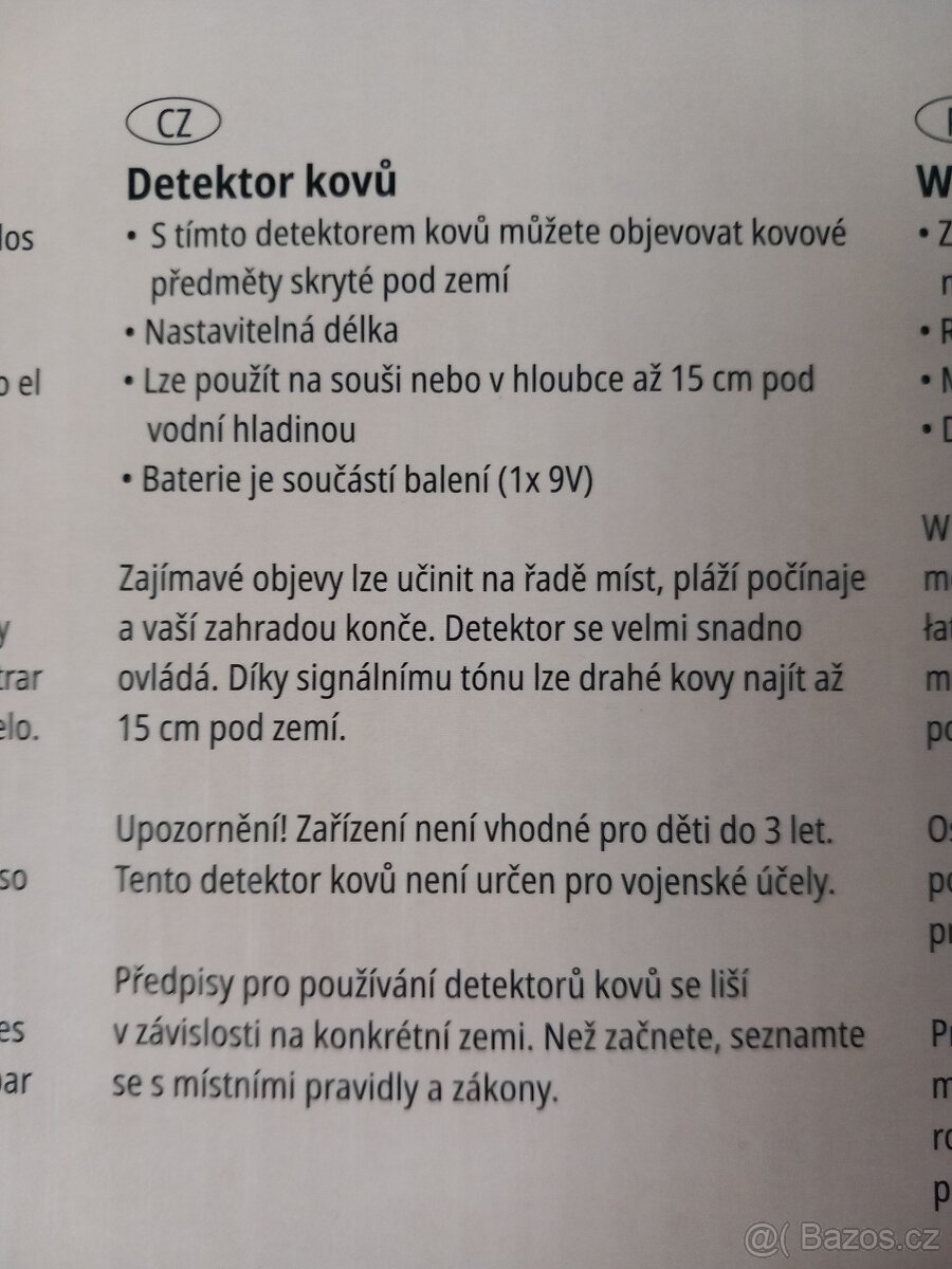 Dětský detektor kovů Bresser - 2