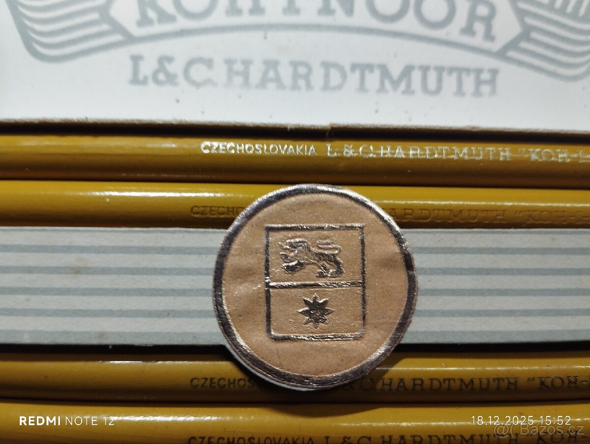 Staré tužky Koh-i-noor Hardtmuth 1561 Mittel - 2