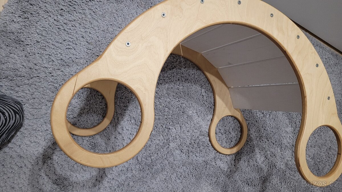 Dětská balanční dřevěná houpačka - 2