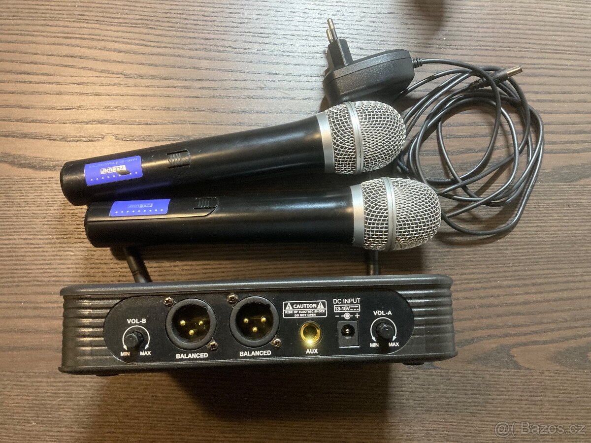 Bezdrôtový dvojmikrofón - sada Malone B4R-UHF-450-Duo1 - 2