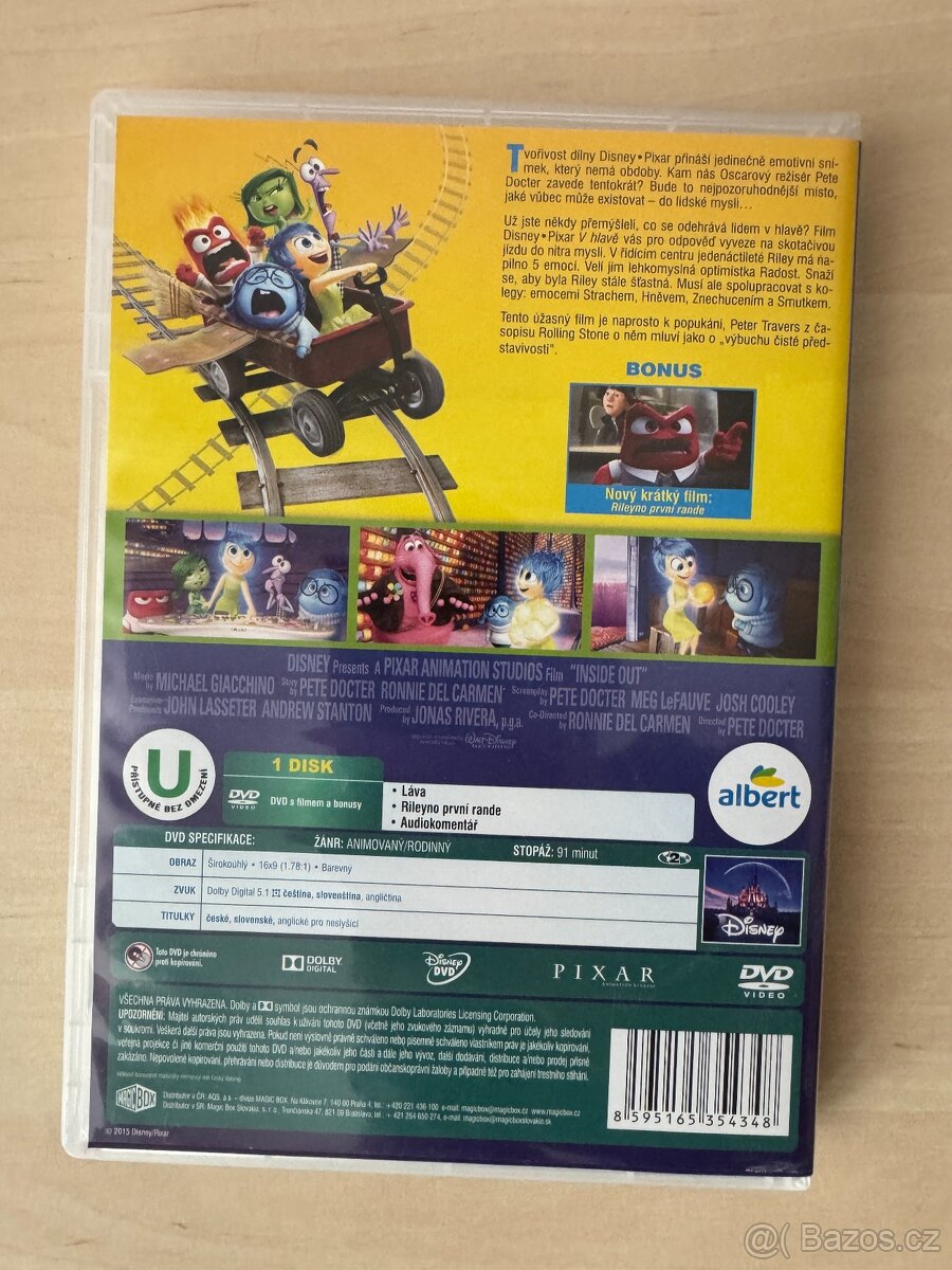 DVD - film V hlavě - 2