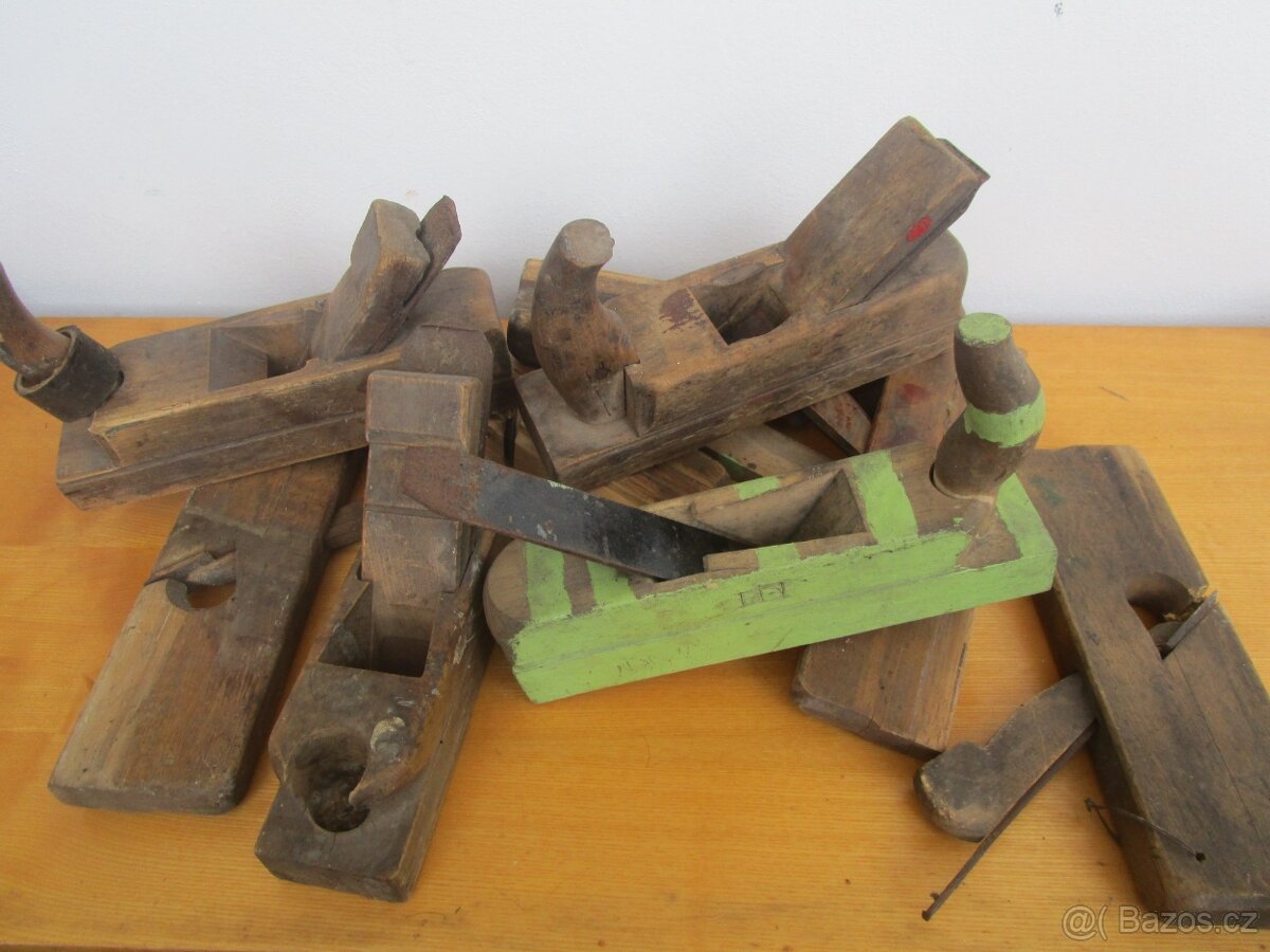 staré dřevěné hoblíky - 2