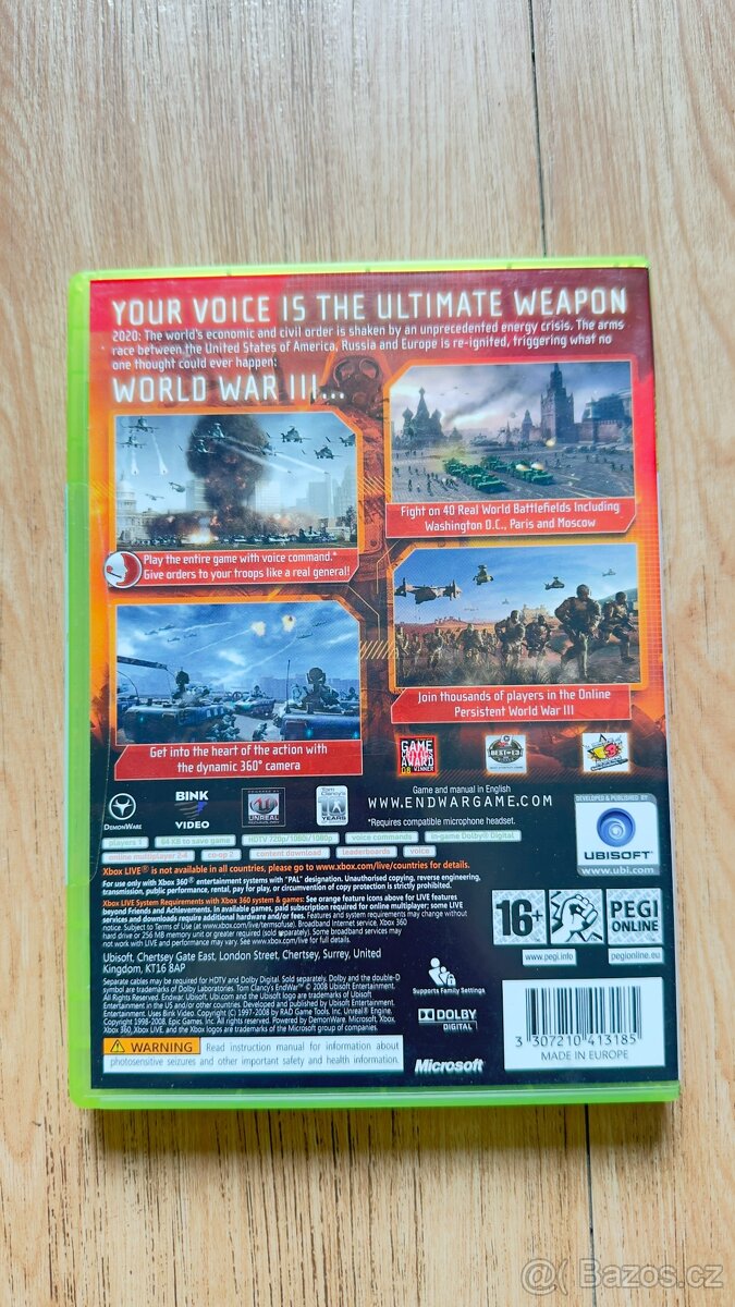 Prodám na xbox 360 hru Tom Clancys Endwar - 2