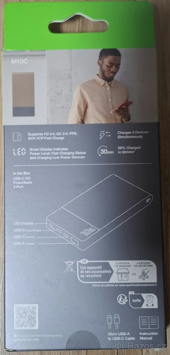 NOVÁ Emos GP M2+ Series 10 000 mAh - 2