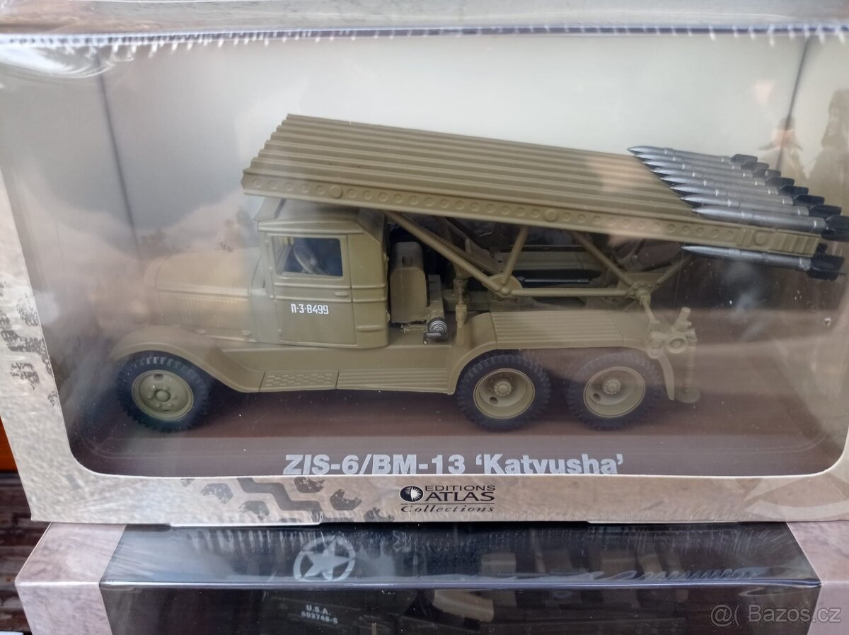 Modely Atlas - vojenská technika 1:43 - 2