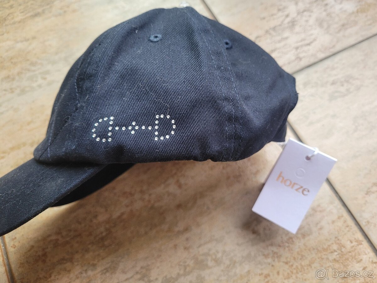 Dětská kšiltovka na koně Horze s udidlem s kamínky nová - 2