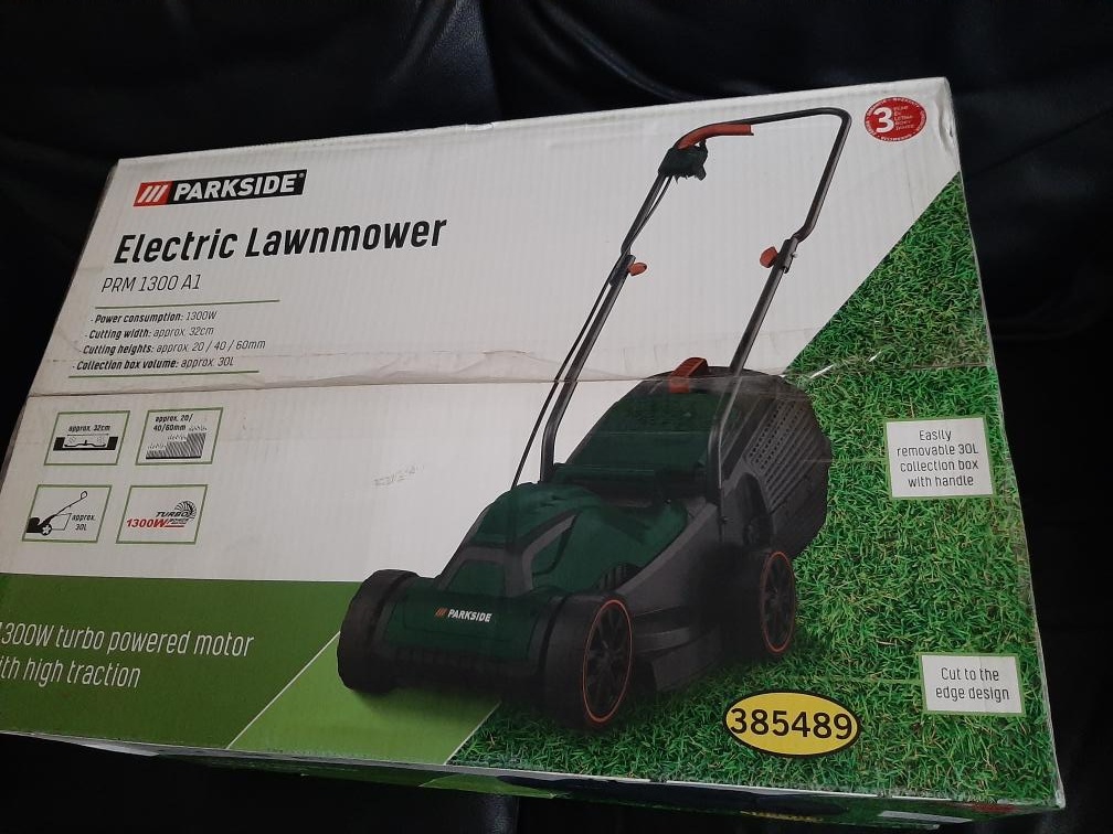 Elektrická zahradní sekačka na trávu Parkside PRM A1, nová - 2